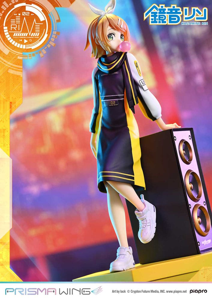 Vocaloid Estatua PVC 1/7 Prisma Wing Piapro Characters Kagamine Rin (Art by lack) 21 cm - Z POP Toys