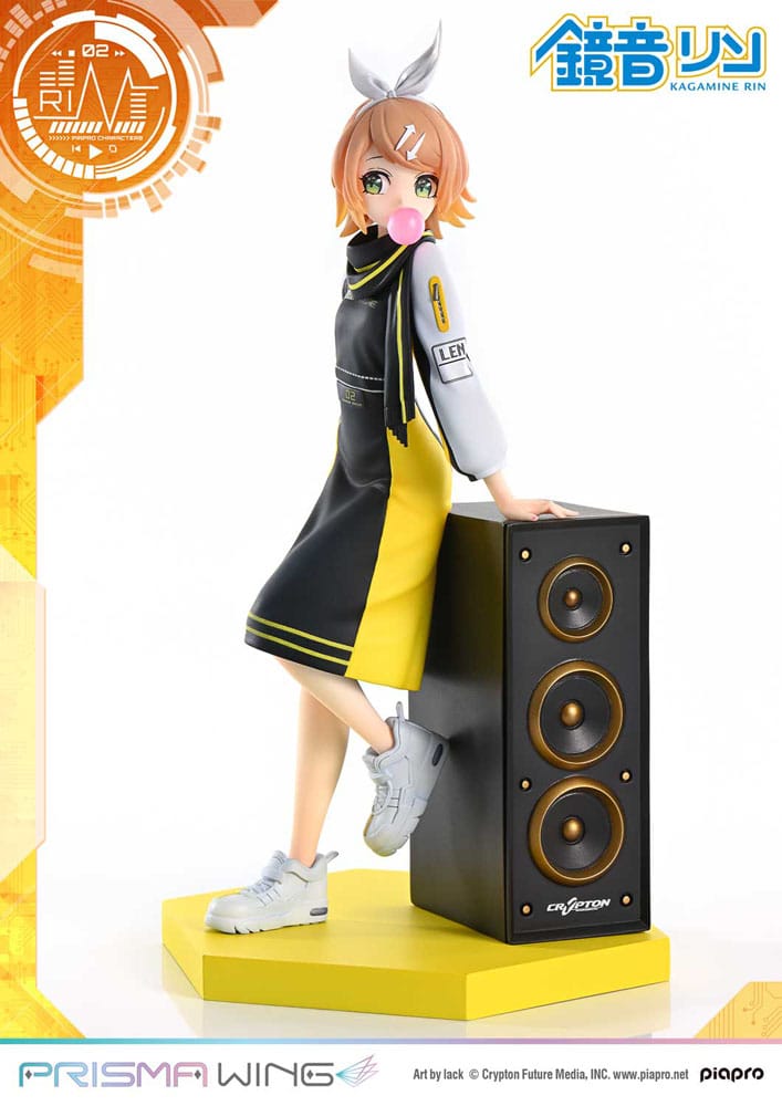 Vocaloid Estatua PVC 1/7 Prisma Wing Piapro Characters Kagamine Rin (Art by lack) 21 cm - Z POP Toys