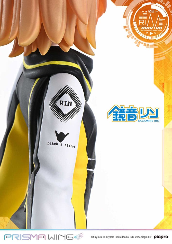 Vocaloid Estatua PVC 1/7 Prisma Wing Piapro Characters Kagamine Rin (Art by lack) 21 cm - Z POP Toys