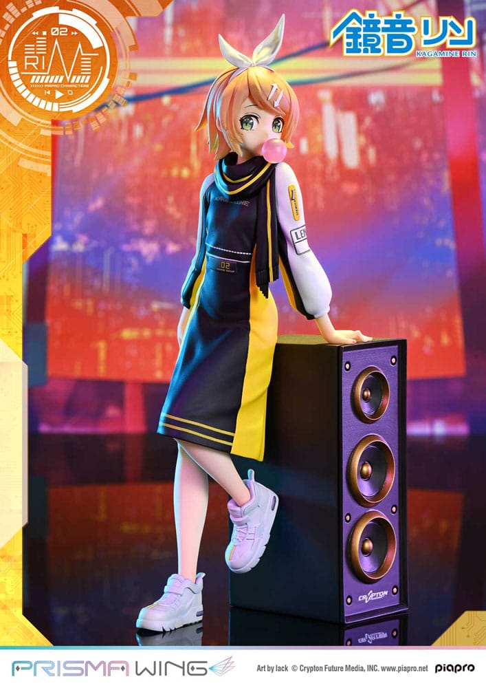 Vocaloid Estatua PVC 1/7 Prisma Wing Piapro Characters Kagamine Rin (Art by lack) 21 cm - Z POP Toys