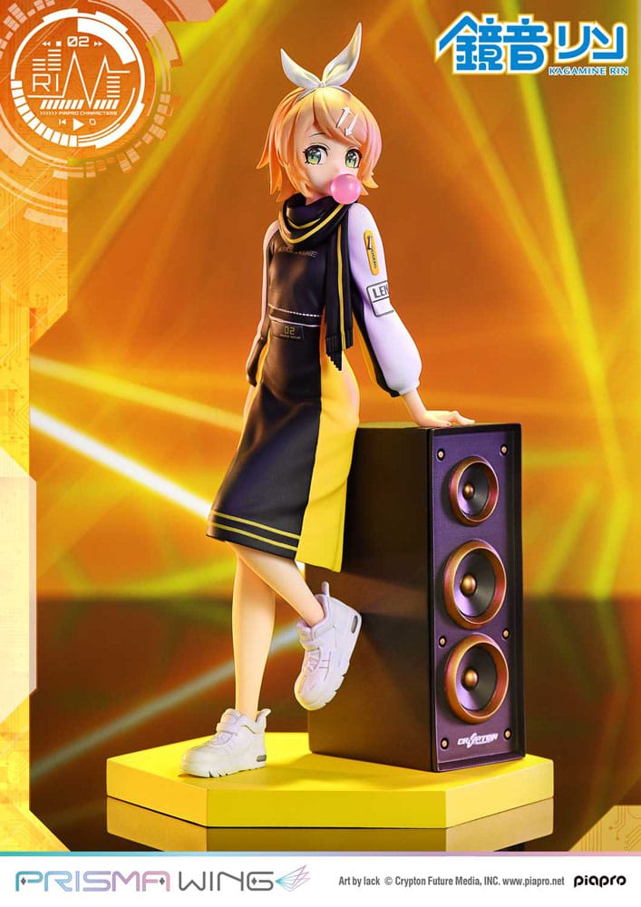 Vocaloid Estatua PVC 1/7 Prisma Wing Piapro Characters Kagamine Rin (Art by lack) 21 cm - Z POP Toys