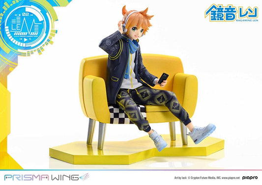 Vocaloid Estatua PVC 1/7 Prisma Wing Piapro Characters Kagamine Len (Art by lack) 18 cm