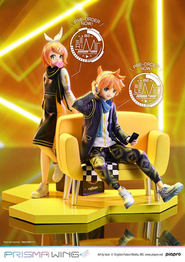 Vocaloid Estatua PVC 1/7 Prisma Wing Piapro Characters Kagamine Len (Art by lack) 18 cm