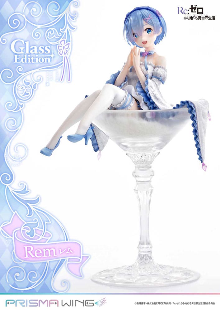 Re:Zero - Starting Life in Another World Estatua PVC 1/7 Prisma Wing Rem Glass Edition 23 cm - Z POP Toys