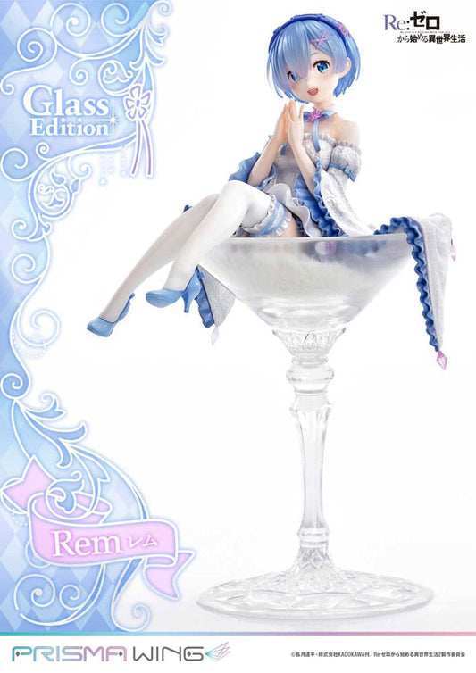 Re:Zero - Starting Life in Another World Estatua PVC 1/7 Prisma Wing Rem Glass Edition 23 cm - Z POP Toys