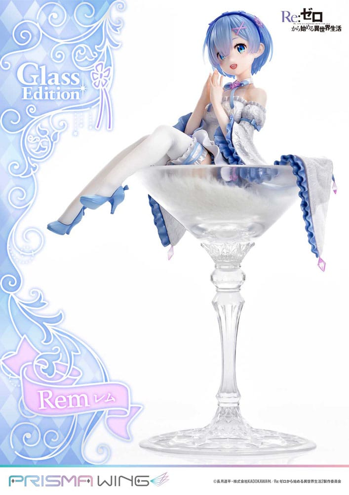 Re:Zero - Starting Life in Another World Estatua PVC 1/7 Prisma Wing Rem Glass Edition 23 cm - Z POP Toys