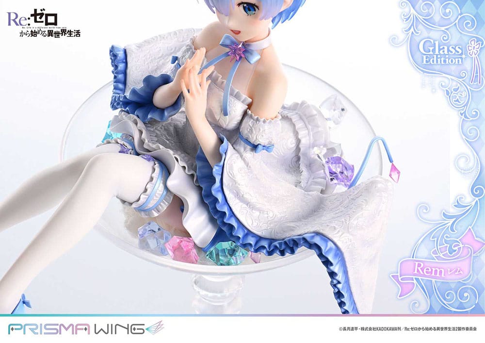 Re:Zero - Starting Life in Another World Estatua PVC 1/7 Prisma Wing Rem Glass Edition 23 cm - Z POP Toys
