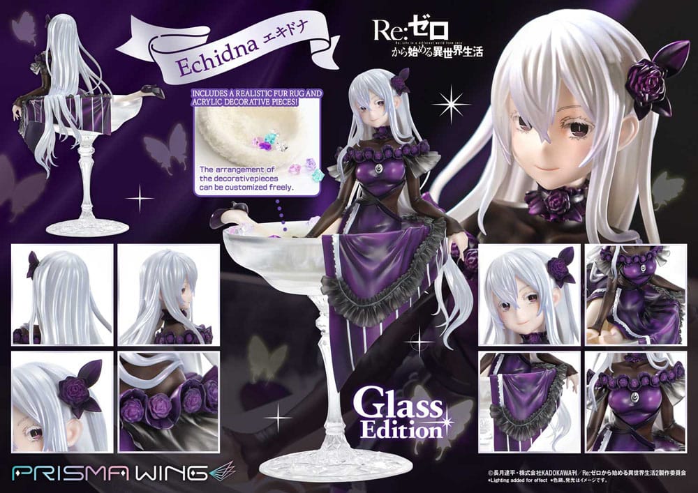 Re:ZERO Starting Life in Another World Estatua PVC 1/7 Prisma Wing Echidna Glass Edition 24 cm - Z POP Toys