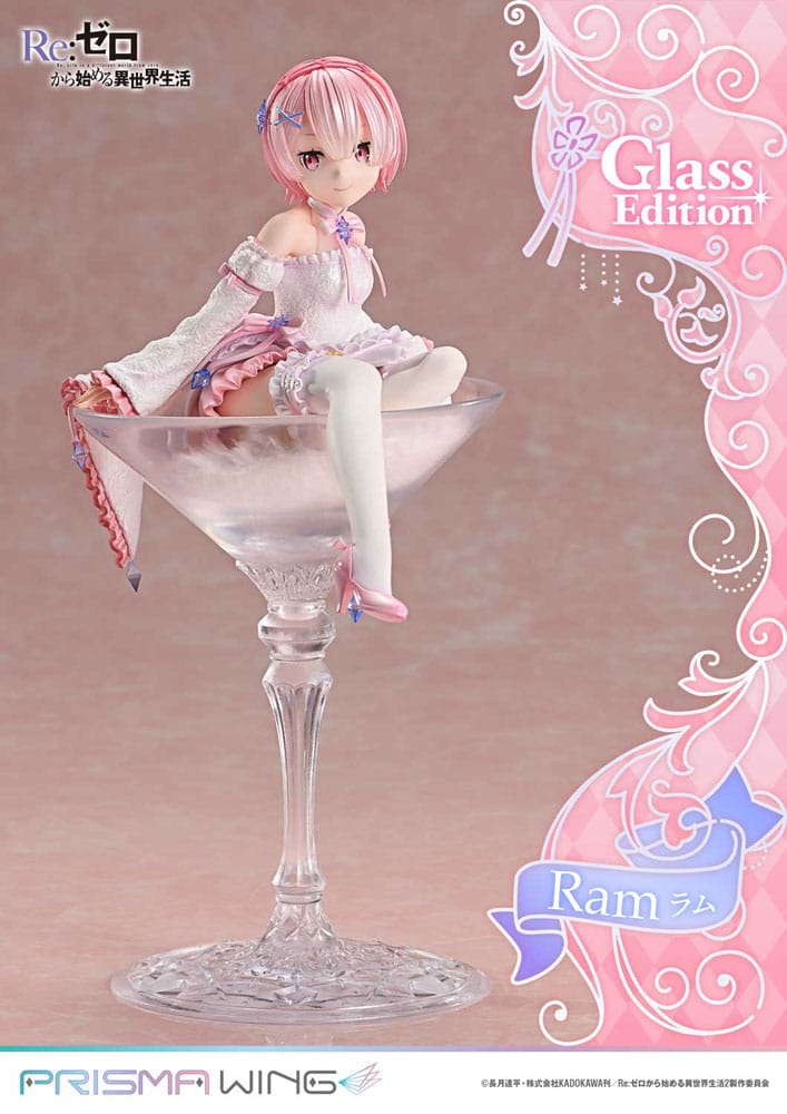 Re:ZERO Starting Life in Another World Estatua PVC 1/7 Prisma Wing Ram Glass Edition 24 cm