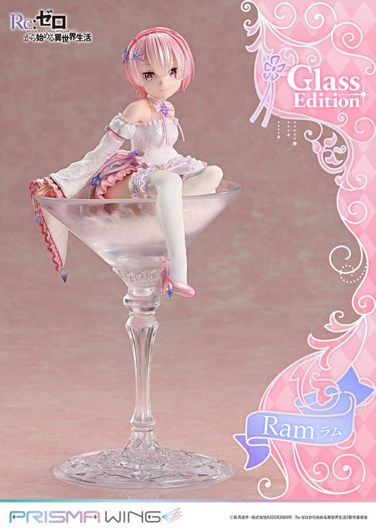 Re:ZERO Starting Life in Another World Estatua PVC 1/7 Prisma Wing Ram Glass Edition 24 cm