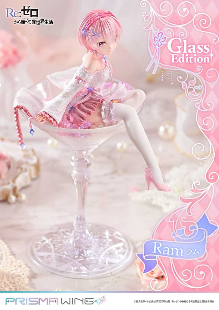 Re:ZERO Starting Life in Another World Estatua PVC 1/7 Prisma Wing Ram Glass Edition 24 cm