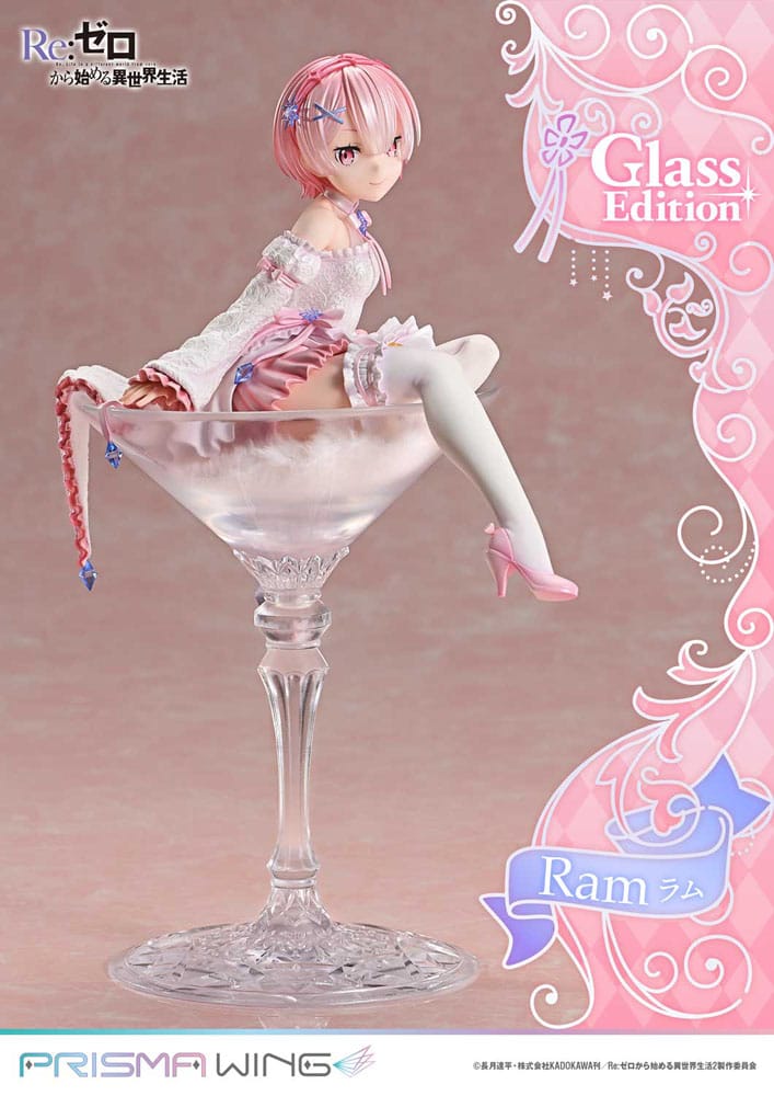 Re:ZERO Starting Life in Another World Estatua PVC 1/7 Prisma Wing Ram Glass Edition 24 cm