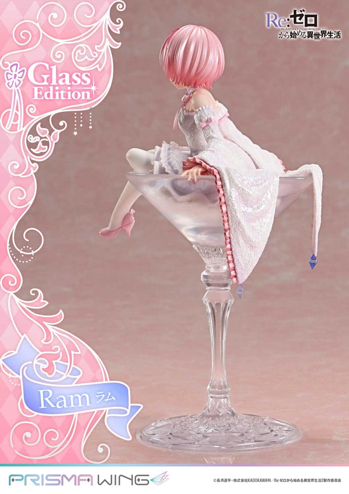 Re:ZERO Starting Life in Another World Estatua PVC 1/7 Prisma Wing Ram Glass Edition 24 cm