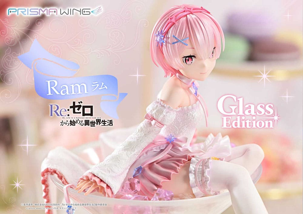 Re:ZERO Starting Life in Another World Estatua PVC 1/7 Prisma Wing Ram Glass Edition 24 cm