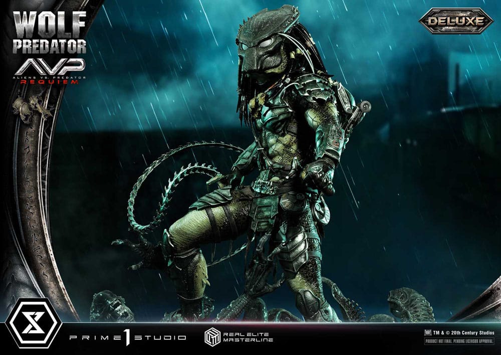Alien vs. Predator Estatua Real Elite Masterline Series 1/3 Requiem Wolf Predator Deluxe Ver. 95 cm - Z POP Toys