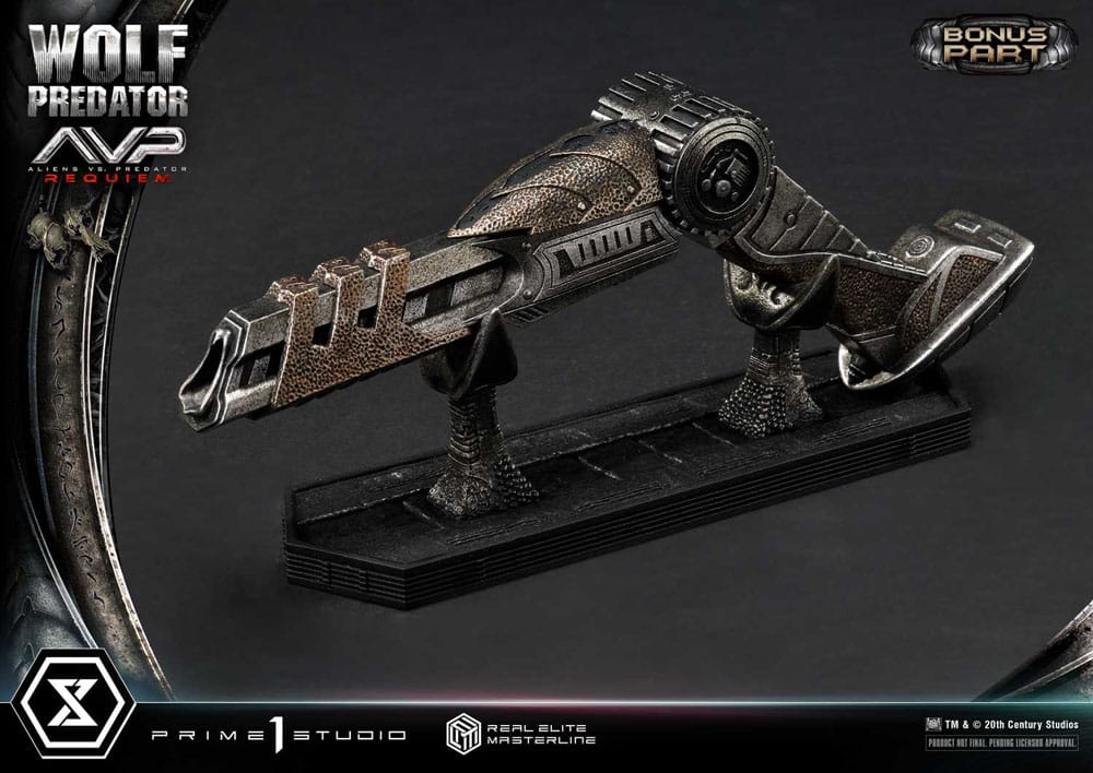 Alien vs. Predator Estatua Real Elite Masterline Series 1/3 Requiem Wolf Predator Deluxe Bonus Ver. 95 cm - Z POP Toys