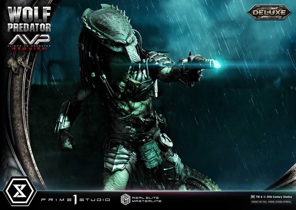 Alien vs. Predator Estatua Real Elite Masterline Series 1/3 Requiem Wolf Predator Deluxe Bonus Ver. 95 cm - Z POP Toys