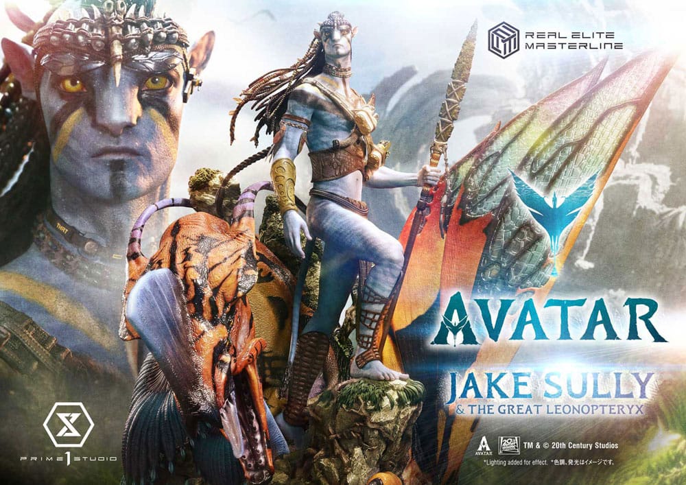 Avatar (Film)  Estatua Real Elite Masterline Series 1/4 Jake Sully & The Great Leonopteryx 87 cm - Z POP Toys