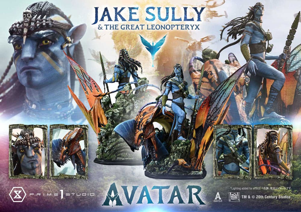 Avatar (Film)  Estatua Real Elite Masterline Series 1/4 Jake Sully & The Great Leonopteryx 87 cm - Z POP Toys