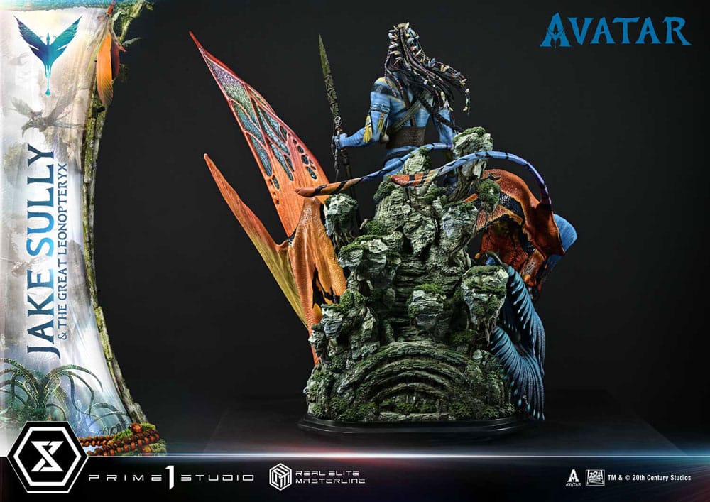 Avatar (Film)  Estatua Real Elite Masterline Series 1/4 Jake Sully & The Great Leonopteryx 87 cm - Z POP Toys