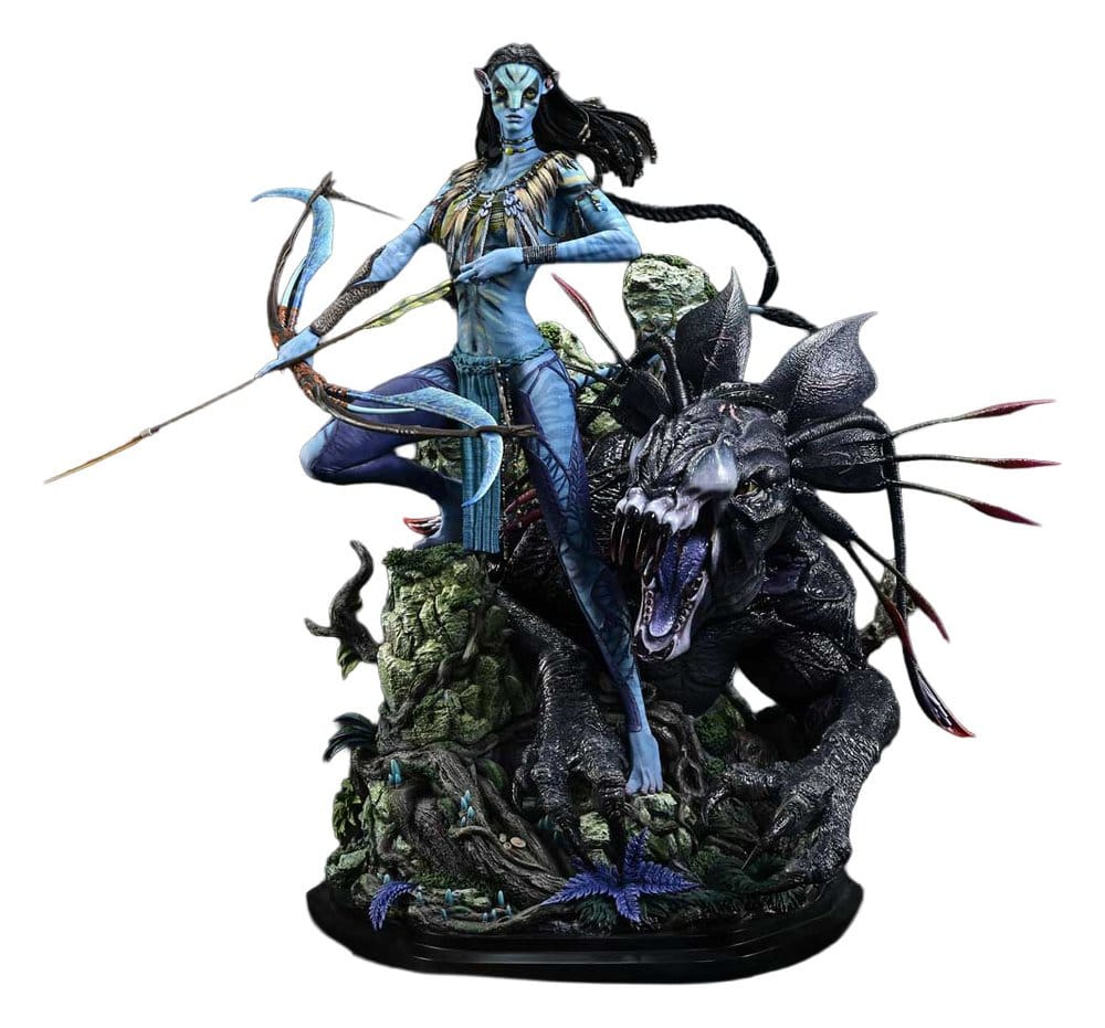 Avatar (Film)  Estatua Real Elite Masterline Series 1/4 Neytiri & Thanator 75 cm
