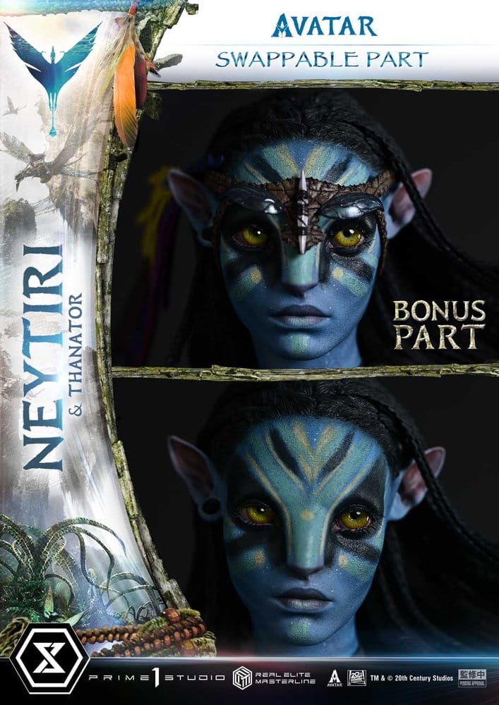 Avatar (Film)  Estatua Real Elite Masterline Series 1/4 Neytiri & Thanator Deluxe Bonus Version 75 cm