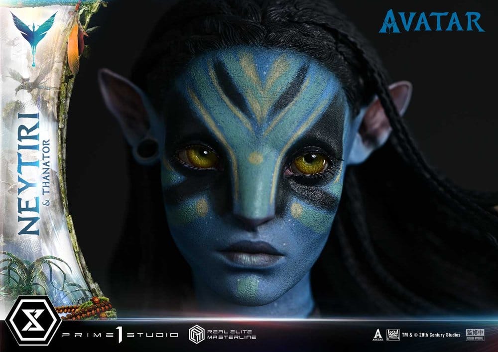 Avatar (Film)  Estatua Real Elite Masterline Series 1/4 Neytiri & Thanator Deluxe Bonus Version 75 cm