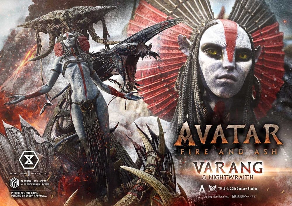 Avatar: Fire and Ash (Film) Estatua Real Elite Masterline Series 1/4 Varang & Nightwraith Avatar Legacy Collection 96 cm
