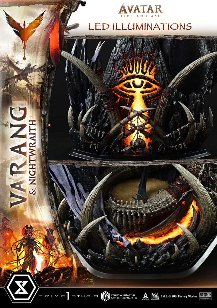 Avatar: Fire and Ash (Film) Estatua Real Elite Masterline Series 1/4 Varang & Nightwraith Avatar Legacy Collection 96 cm