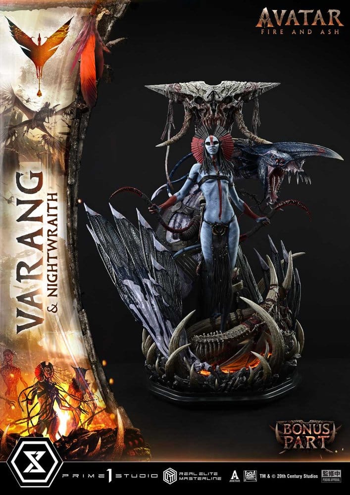 Avatar: Fire and Ash (Film) Estatua Real Elite Masterline Series 1/4 Varang & Nightwraith Avatar Legacy Collection Bonus Version 96 cm