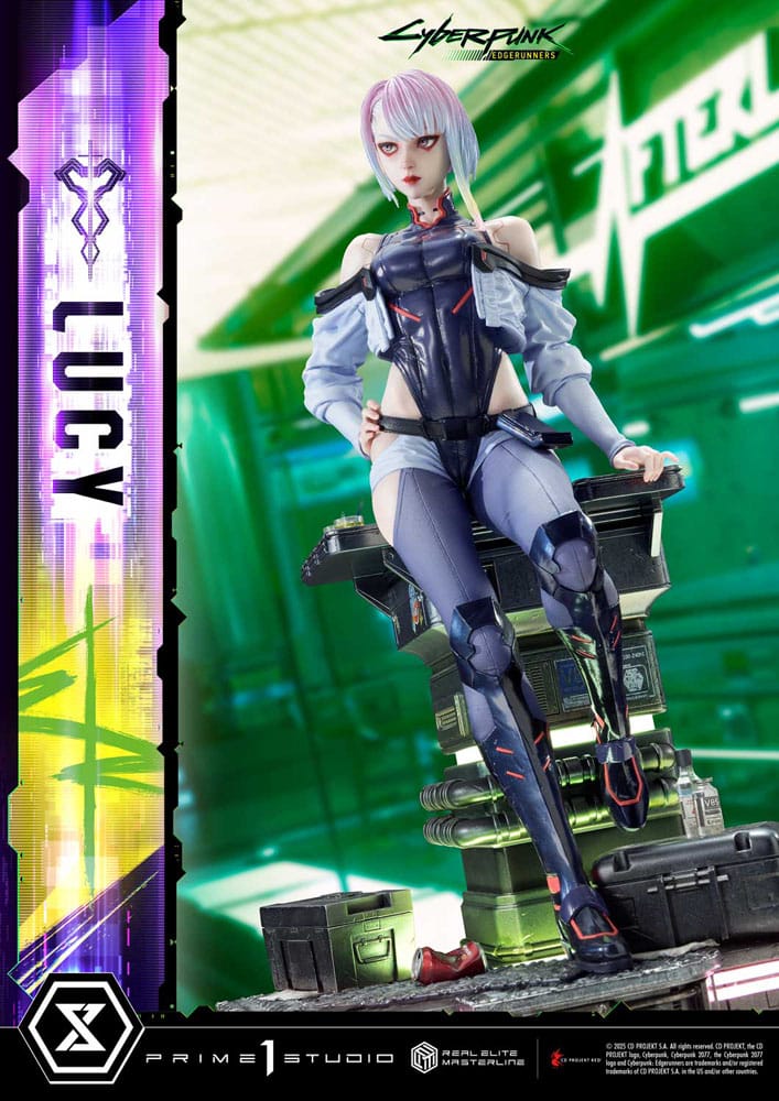 Cyberpunk: Edgerunners Estatua Real Elite Masterline Series 1/4 Lucy 50 cm - Z POP Toys