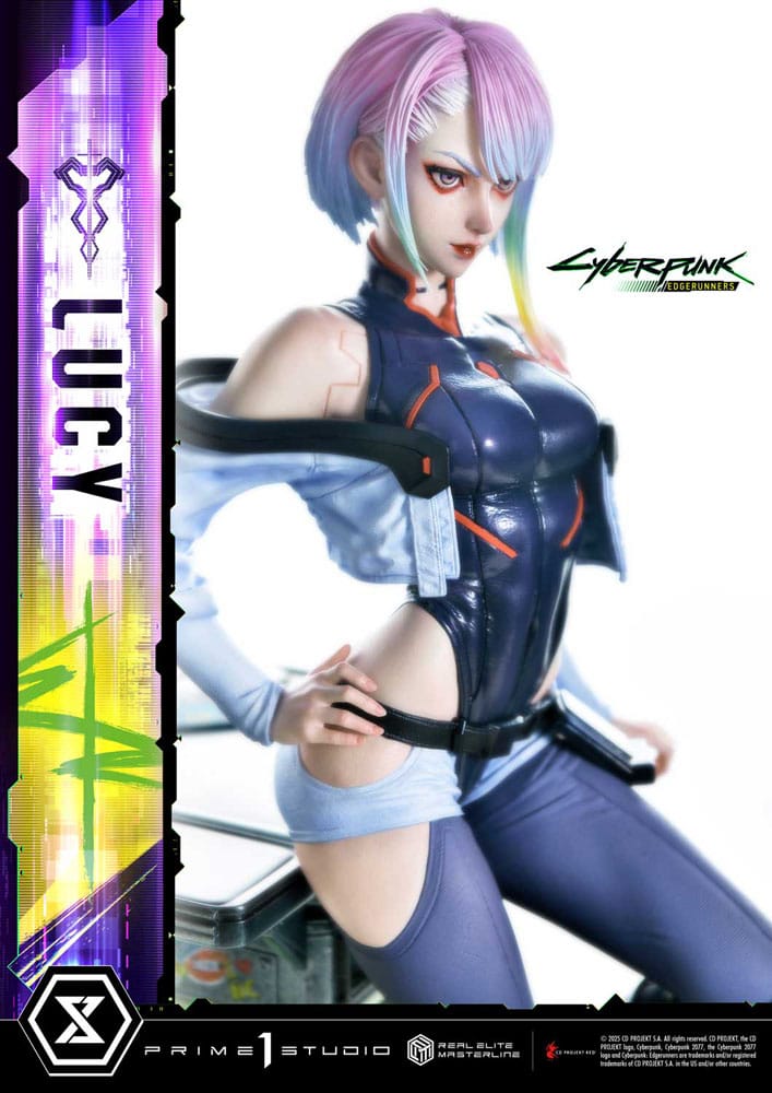 Cyberpunk: Edgerunners Estatua Real Elite Masterline Series 1/4 Lucy 50 cm - Z POP Toys
