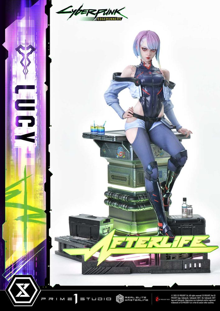 Cyberpunk: Edgerunners Estatua Real Elite Masterline Series 1/4 Lucy 50 cm - Z POP Toys