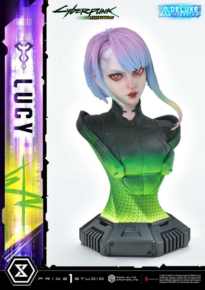 Cyberpunk: Edgerunners Estatua Real Elite Masterline Series 1/4 Lucy Deluxe Version 50 cm - Z POP Toys