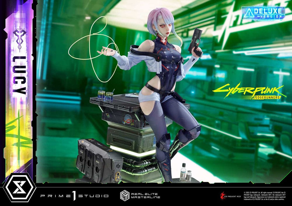 Cyberpunk: Edgerunners Estatua Real Elite Masterline Series 1/4 Lucy Deluxe Version 50 cm - Z POP Toys