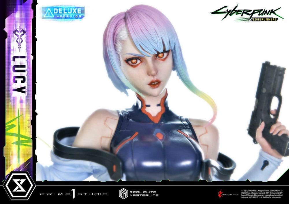 Cyberpunk: Edgerunners Estatua Real Elite Masterline Series 1/4 Lucy Deluxe Version 50 cm - Z POP Toys
