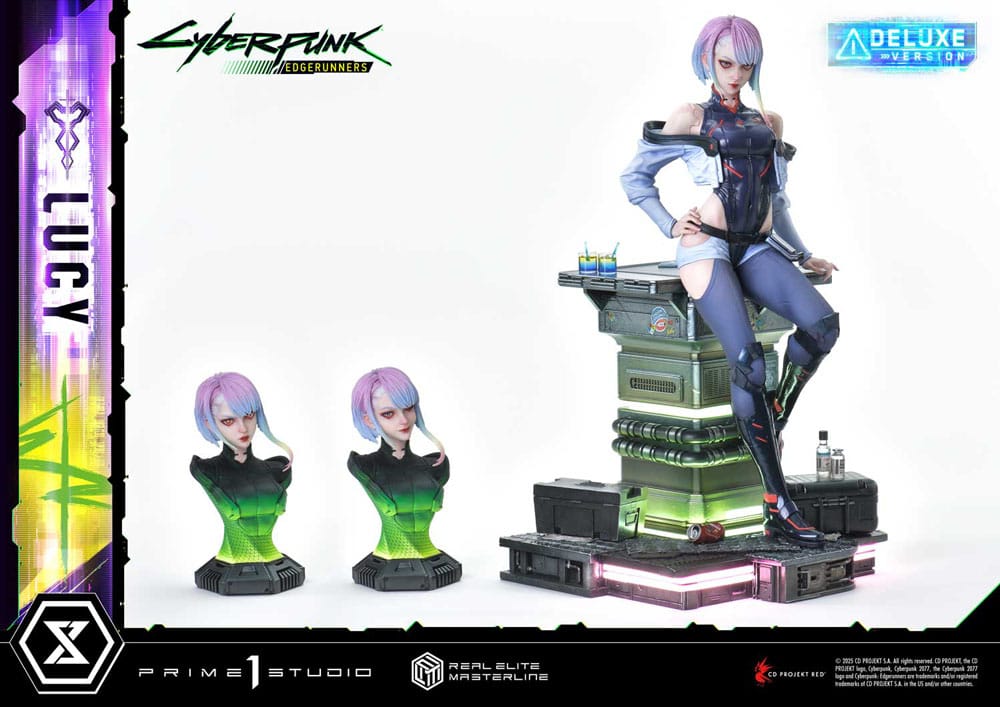 Cyberpunk: Edgerunners Estatua Real Elite Masterline Series 1/4 Lucy Deluxe Version 50 cm - Z POP Toys