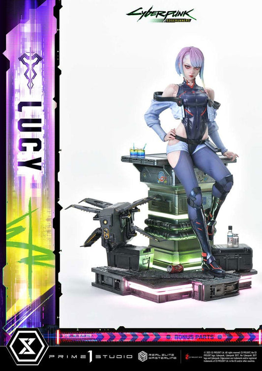 Cyberpunk: Edgerunners Estatua Real Elite Masterline Series 1/4 Lucy Deluxe Bonus Version 50 cm - Z POP Toys