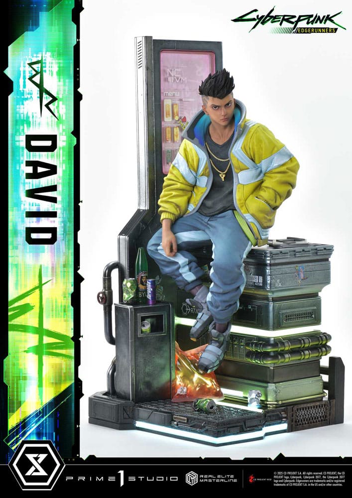 Cyberpunk: Edgerunners Estatua Real Elite Masterline Series 1/4 David 58 cm - Z POP Toys