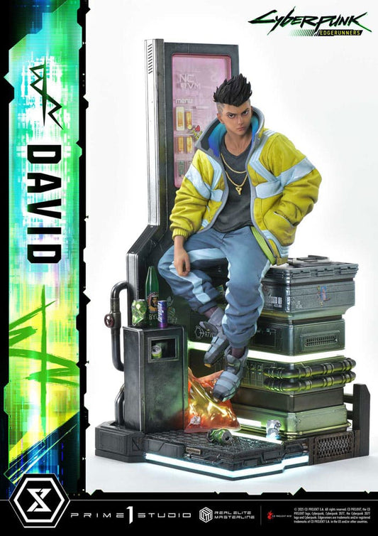 Cyberpunk: Edgerunners Estatua Real Elite Masterline Series 1/4 David 58 cm - Z POP Toys