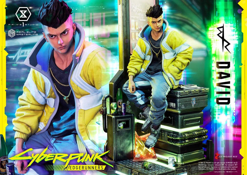 Cyberpunk: Edgerunners Estatua Real Elite Masterline Series 1/4 David 58 cm - Z POP Toys