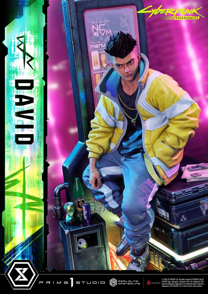 Cyberpunk: Edgerunners Estatua Real Elite Masterline Series 1/4 David 58 cm - Z POP Toys