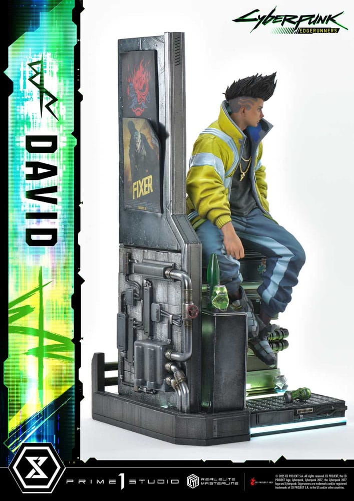 Cyberpunk: Edgerunners Estatua Real Elite Masterline Series 1/4 David 58 cm - Z POP Toys