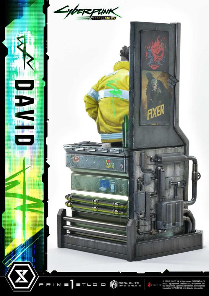 Cyberpunk: Edgerunners Estatua Real Elite Masterline Series 1/4 David 58 cm - Z POP Toys