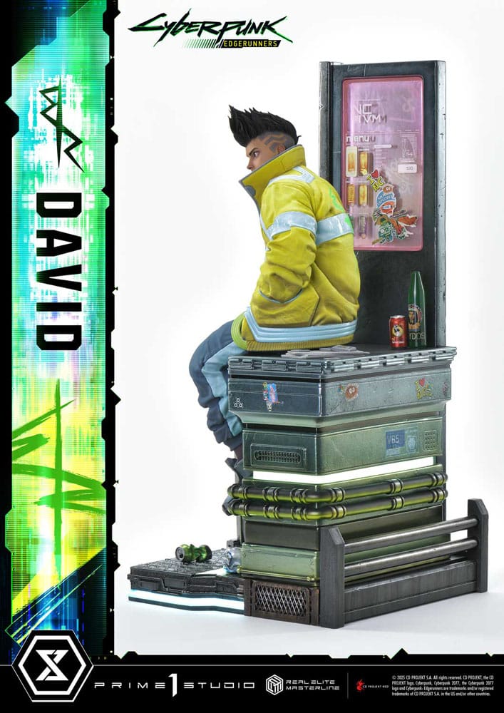 Cyberpunk: Edgerunners Estatua Real Elite Masterline Series 1/4 David 58 cm - Z POP Toys