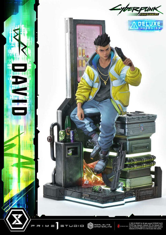 Cyberpunk: Edgerunners Estatua Real Elite Masterline Series 1/4 David Bonus Version 58 cm - Z POP Toys