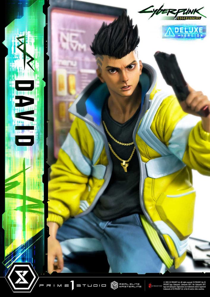 Cyberpunk: Edgerunners Estatua Real Elite Masterline Series 1/4 David Bonus Version 58 cm - Z POP Toys