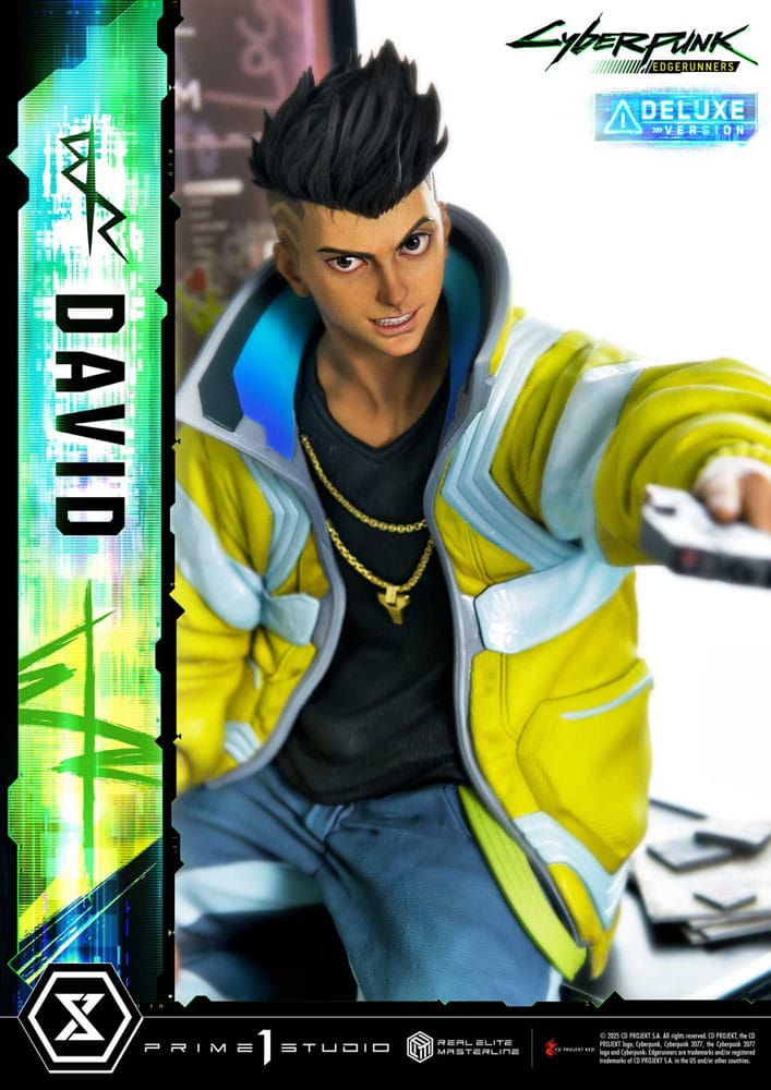 Cyberpunk: Edgerunners Estatua Real Elite Masterline Series 1/4 David Bonus Version 58 cm - Z POP Toys