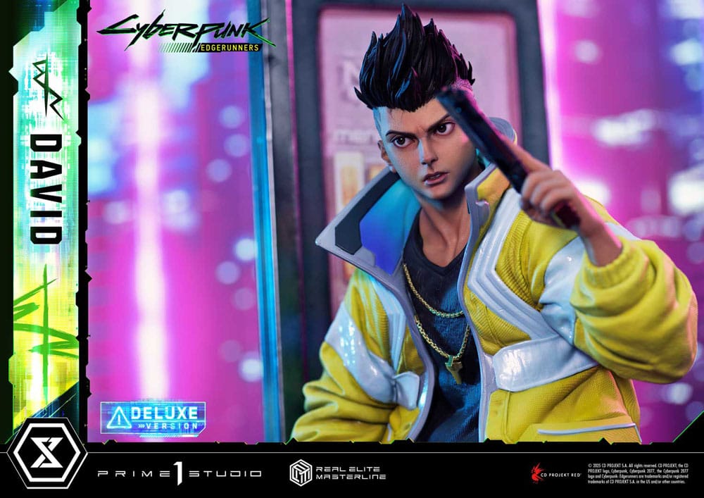 Cyberpunk: Edgerunners Estatua Real Elite Masterline Series 1/4 David Bonus Version 58 cm - Z POP Toys