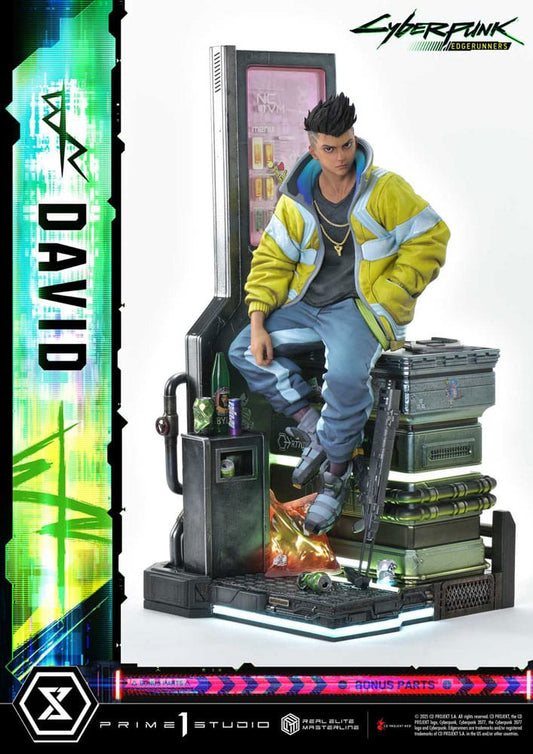Cyberpunk: Edgerunners Estatua Real Elite Masterline Series 1/4 David Deluxe Bonus Version 58 cm - Z POP Toys